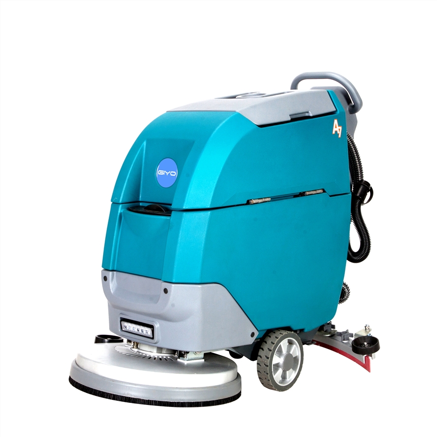  潔耀A7全自動手推式洗地機 蕪湖市芯片生產車間刷地機